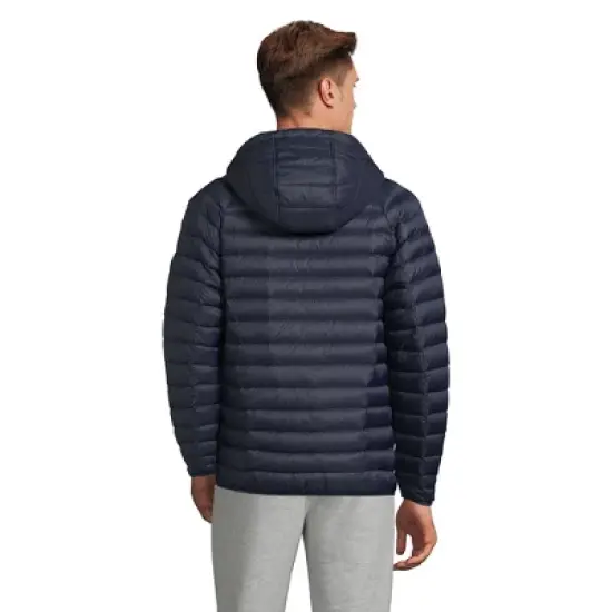 Lands' End Men's Wanderweight Ultralight Packable Hooded Down Jacket image {1}
