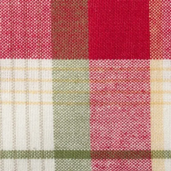 Design Imports  Christmas Plaid Table Runner, Orchard, 14X72" image {2}