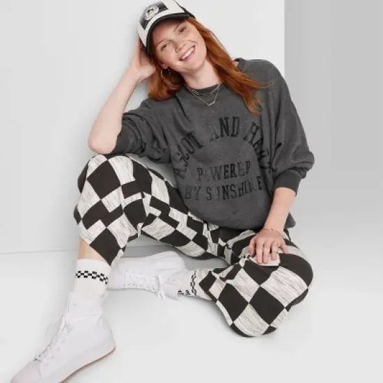 Women's Ascot + Hart Graphic Pullover Sweater - Gray image {5}