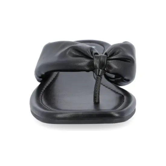 Journee Collection Womens Kyleen Tru Comfort Foam Flip Flop Puffy Sandal image {5}