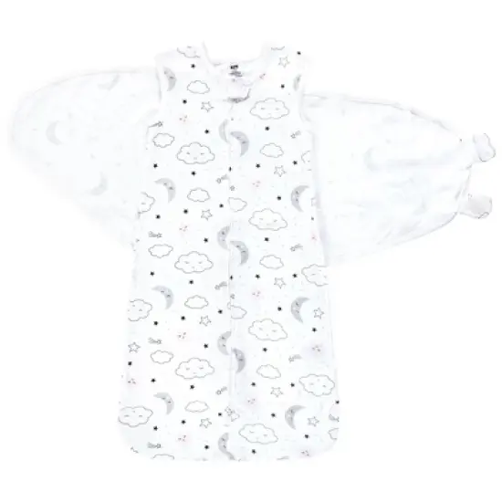 Hudson Baby Infant Girl Convertible Swaddle Sleep Sack, Dreamer image {2}
