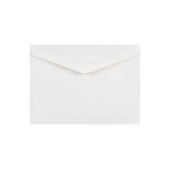 JAM Paper A7 Invitation Envelopes with V-Flap 5.25 x 7.25 White 25/Pack (4023210) image {4}