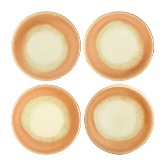 Storied Home Stoneware Reactive Glaze Coasters, Set of 4 image {7}