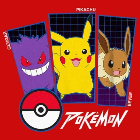 Boy's Pokemon Classic Trio T-Shirt image {1}