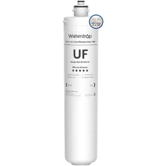Waterdrop RF15W-UF 0.01 Micron Water Filter,Replacement for Waterdrop Under Sink Water Filtration System, White image {8}