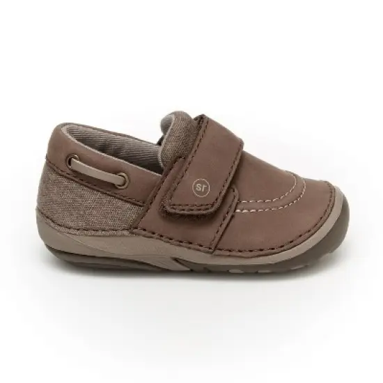 Stride Rite Wally Kid's Leather & Canvas Slip On image {1}