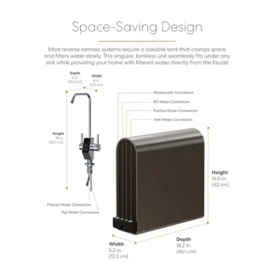 BRIO Tankless Commercial Reverse Osmosis System 700 GPD Wood image {6}