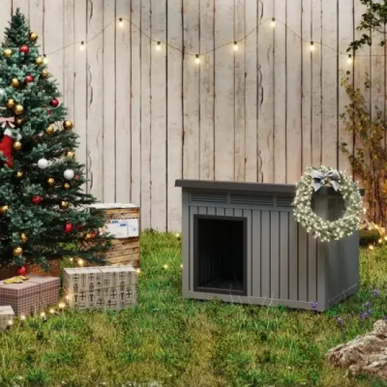 Decksplore Modern & Durable Weather-Resistant Pet House for Medium Dogs image {7}