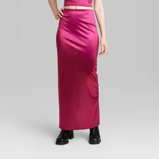 Women's High-Rise Shine Knit Maxi Skirt - Wild Fable&trade; image {1}