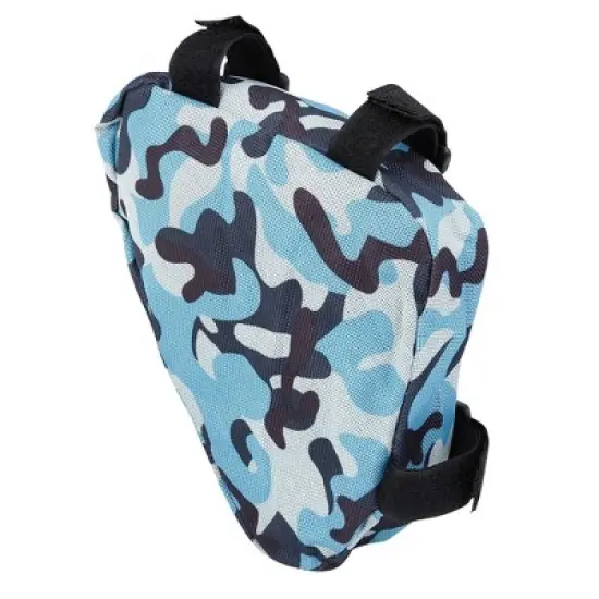 Unique Bargains Bicycle Frame Bag Camouflage Blue 6.3"x5.51"x1.57" 1 Pc image {2}