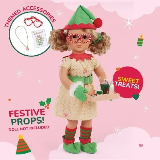 Our Generation Holiday Elf Surprise Advent Calendar Christmas Countdown Accessories for 18" Dolls: Includes 31 Doll Size Items image {4}
