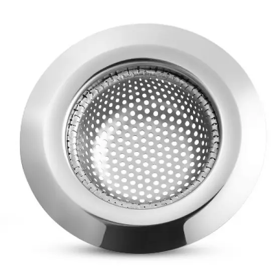 Garnen 2 Pack Kitchen Sink Drain Strainer, Stainless Steel Mesh Sink Strainer Basket, Sink Food Catcher, Shower Drain Hair Catcher For Bathroom, 4.3" image {5}