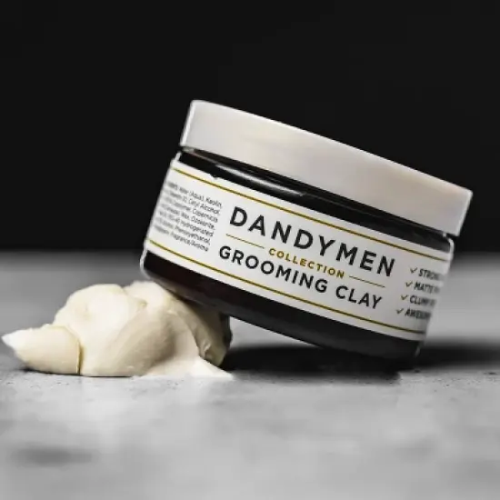 Dandymen Hair Pomade Grooming Clay - 3.4oz image {2}