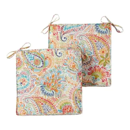 Kensington Garden 2pc 18" Square Outdoor Chair Pad image {16}