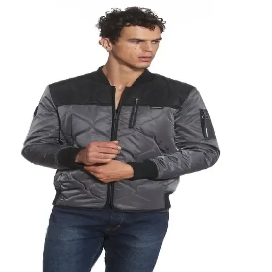 Members Only Men's Oval Quilt Bomber Jacket image {7}