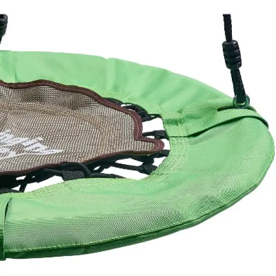Swinging Monkey Giant 30 Inch Diameter 400 Pound Weight Capacity Weatherproof Outdoor Bungee Tree Saucer Swing, Green image {3}