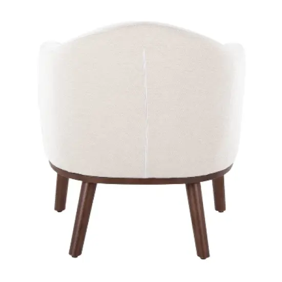 Ahoy Accent Chair Walnut/Cream - LumiSource image {3}