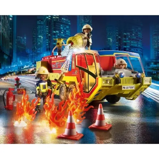 Playmobil Fire Engine with Truck image {4}