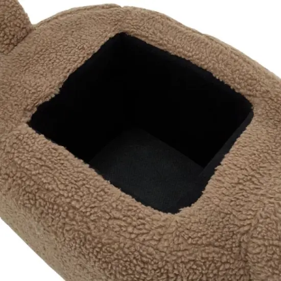 Anders Llama Storage Ottoman Brown - Inspire Q image {5}