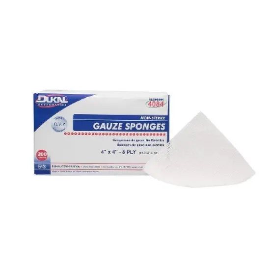 Dukal 8-Ply Gauze Sponge Sterile 4" X 4", 50 Ct image {3}
