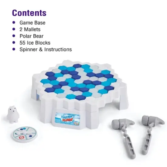 Game Zone Polar Bear Plunge Interactive Tabletop Multiplayer Game for Adults and Children ages 4 and older. image {5}