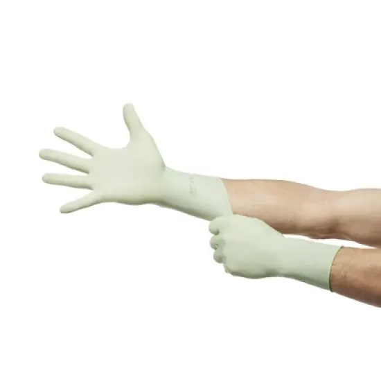 McKesson Perry Performance Plus Polyisoprene Surgical Glove Standard Cuff Length SIZE 5.5 image {2}