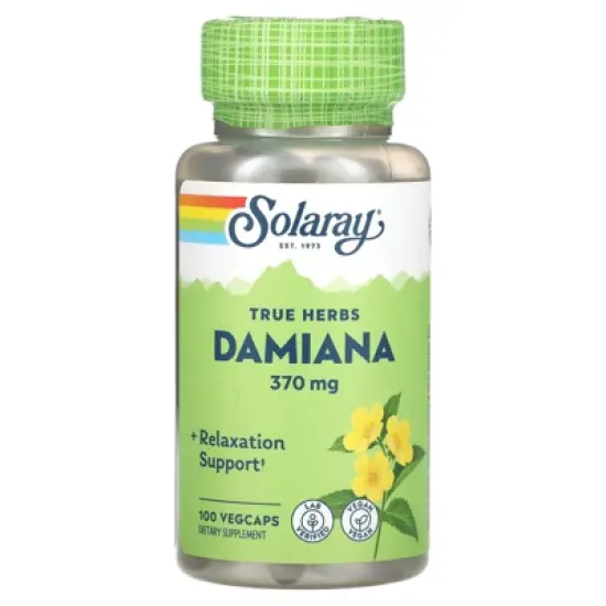 Solaray True Herbs, Damiana, 370 mg , 100 VegCaps image {4}