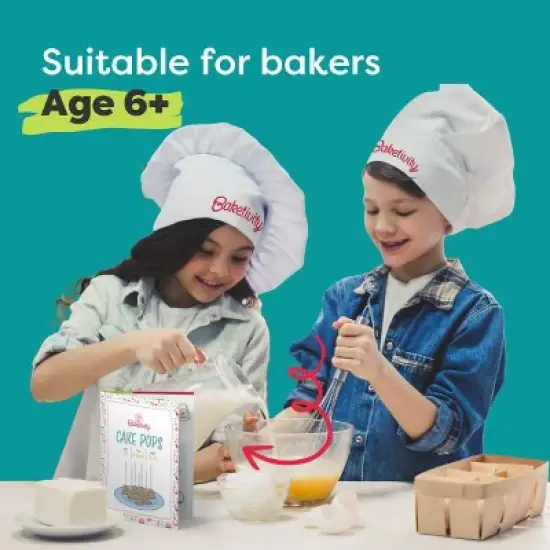 BAKETIVITY Cake Pop Sticks Baking Kit | Cake Pop Kit For Kids | DIY Beginner Cake Pop Supplies | Cake Pops Decorating Kit &ndash; Kids Cake Pop Baking Kit image {4}