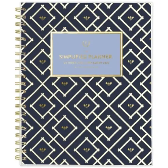 AT-A-GLANCE Emily Ley 2025-2026 Weekly/Monthly 11"x9.375" Large Create-Your-Own Navy Blue image {13}