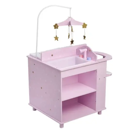 Olivia's Little World - Twinkle Stars Princess Baby Doll Changing Station with Storage image {5}