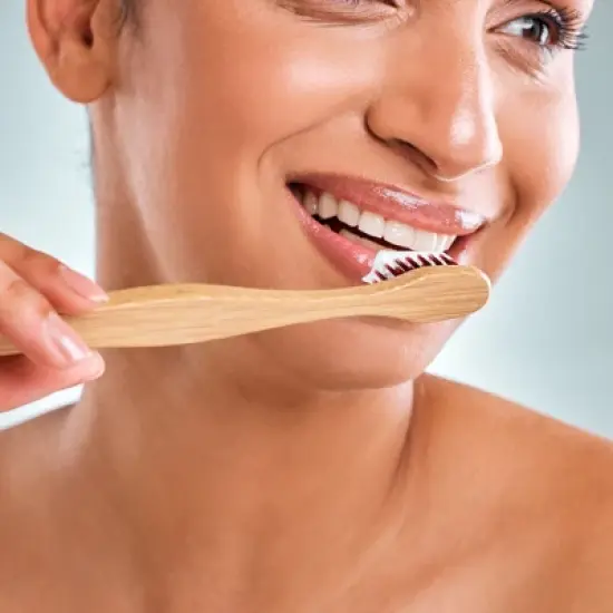 100% Natural Eco Bamboo Toothbrushes (4 pack) image {2}