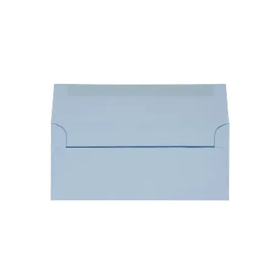 JAM Paper #10 Business Envelopes 4.125 x 9.5 Baby Blue Bulk 500/Box (2155778H) image {1}