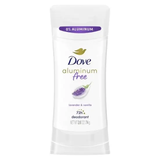 Dove Beauty Lavender & Vanilla Deodorant Stick - Aluminum-Free 2.6oz image {6}