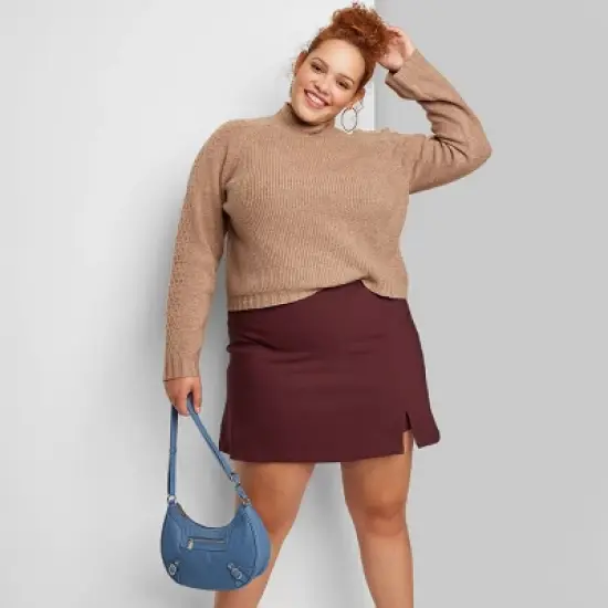 Women's High-Rise Bodycon Mini Skort - Wild Fable&trade; image {3}