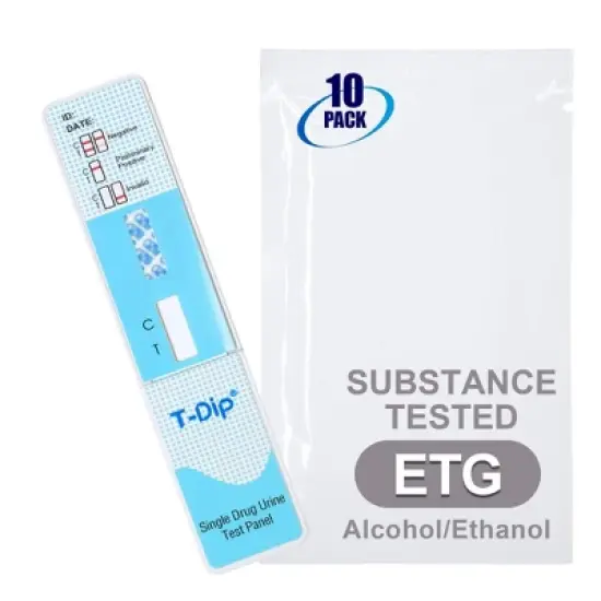 Mintegrity [10pk] - Alcohol (ETG) Single Panel Drug Tests Card, Single Panel ETG Screen Urine Drug Test Card | MT-WETG-114 image {5}