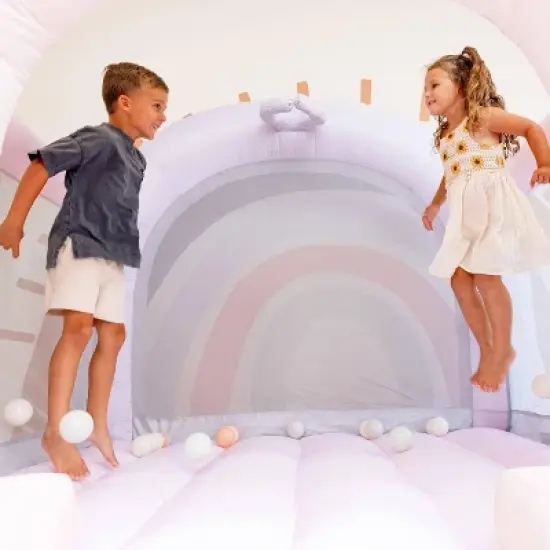 Bounceland Day-Dreamer Cotton Candy Bounce House - Pink image {6}