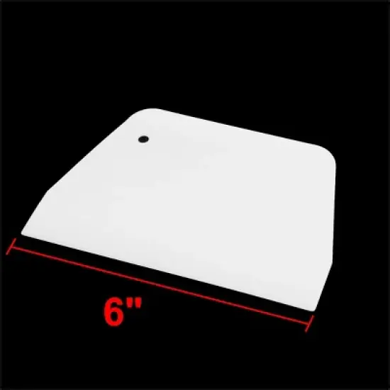 Unique Bargains Plastic Kitchenware Durable Dough Rice Rolls Bowl Scraper image {1}