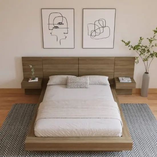 Nexera 4pc Queen Napa Bedroom Set image {6}