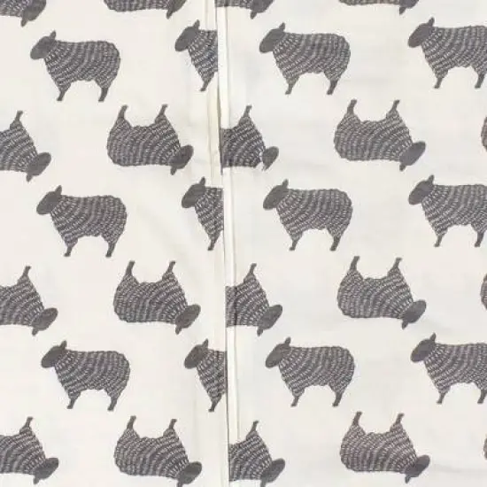 Hudson Baby Infant Cotton Sleeveless Wearable Sleeping Bag, Sack, Blanket, Sheep image {2}