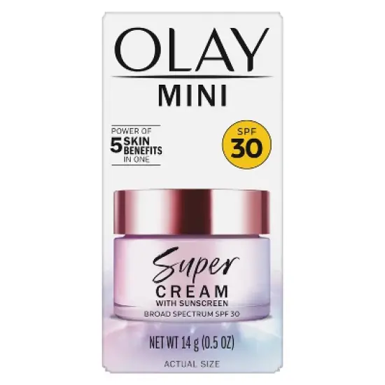 Olay Super Cream Ultra Lightweight Facial Moisturizer Sunscreen - SPF 30 - 0.5oz image {11}