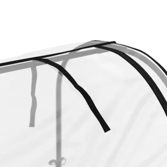 Outsunny Raised Garden Bed with Cover and Storage Shelf, Rectangular Metal Elevated Planter Box with Legs and Bed Liner image {4}