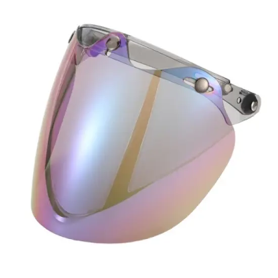 Unique Bargains Universal Motorcycle Anti-UV Helmet Wind Shield Replacement 1 Pcs image {6}