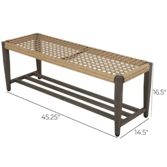 GRANDPATIO Outdoor Bench image {2}