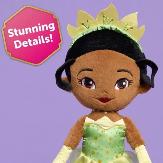 Disney Princess Signature Collection Large Plush Tiana: Creative Thinking Stuffed Doll, Polyester Material image {3}