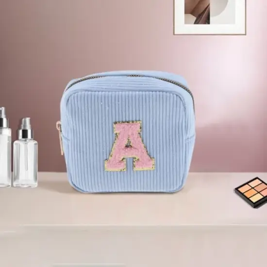 Unique Bargains Letter A Pattern Makeup Bag 1 Pc image {4}