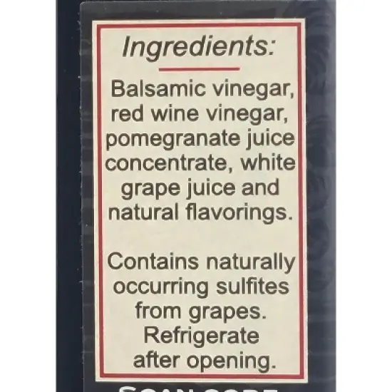 Cuisine Perel Pomegranate Balsamic Vinegar 6.8 Fl. Oz. (200 ml) image {3}