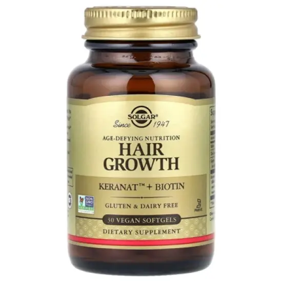 Solgar Age-Defying Nutrition, Hair Growth, 30 Vegan Softgels image {2}