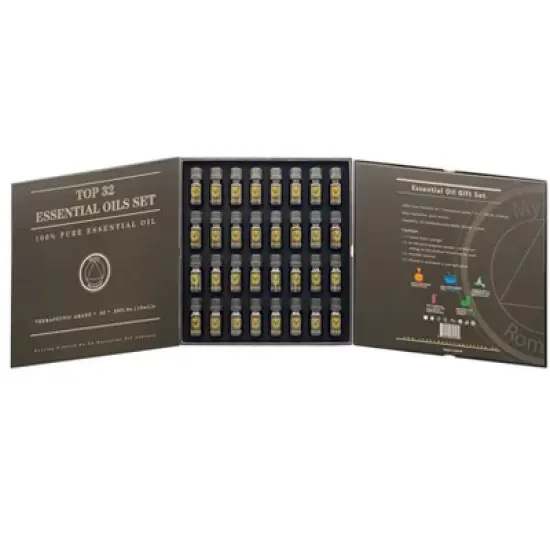 Di&rsquo;Aroma 32 Piece Essential Oil Gift Set with 0.33 Fl Oz Bottles &ndash; 100% Pure Aromatherapy Oils Collection for Diffusers, Humidifiers & Relaxation image {3}