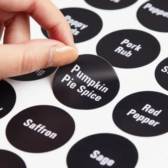 Talented Kitchen 4 Stainless Steel Spice Racks Wall Mount Organizer for Cabinet Door w/ 24 Empty 4oz Glass Jars, 269 Clear Seasoning Labels, 2 Styles image {3}