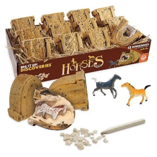 MindWare Dig It Up Discoveries Educational Excavation Digs: Learn About Horses &ndash; 12-Pack image {1}